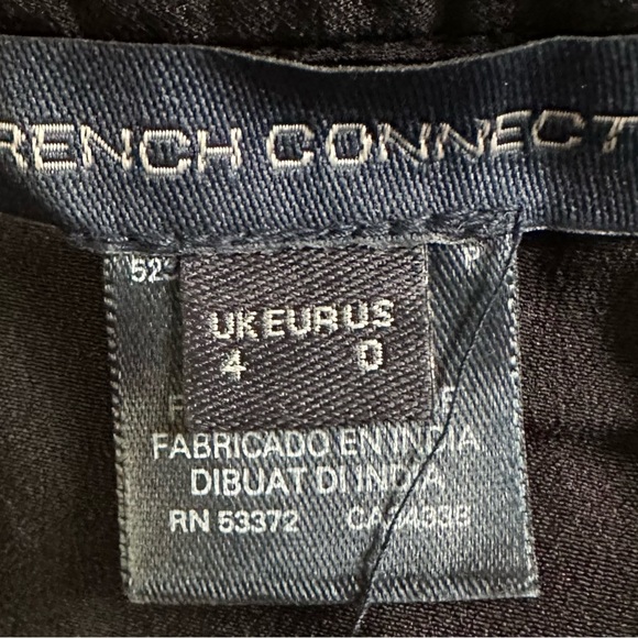 French Connection Black Sequin Eshka Mini Skirt - Picture 10 of 11